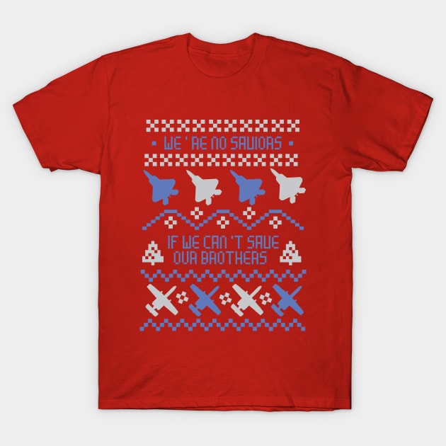 Air Force Christmas Sweater T-Shirt by pimator24